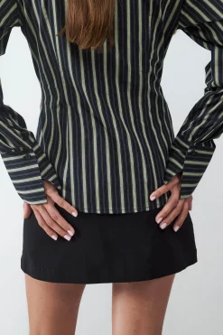 Balmohk Camisa manga larga rayas^Mujer Camisas Y Blusas