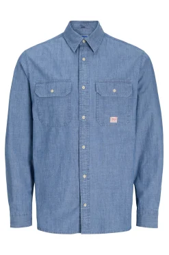 Jack & Jones Camisa manga larga tejido plano^Hombre Camisetas