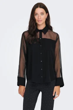 JDY Camisa manga larga transparente^Mujer Camisas Y Blusas