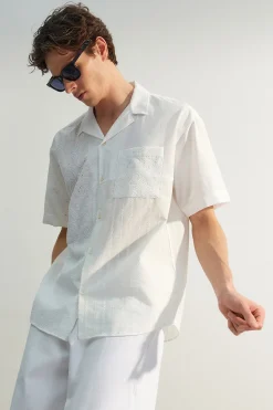 Trendyol Camisa oversize manga corta^Hombre Camisas