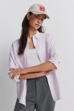 Springfield Camisa Oxford algod&oacute;n^Mujer Camisas Y Blusas