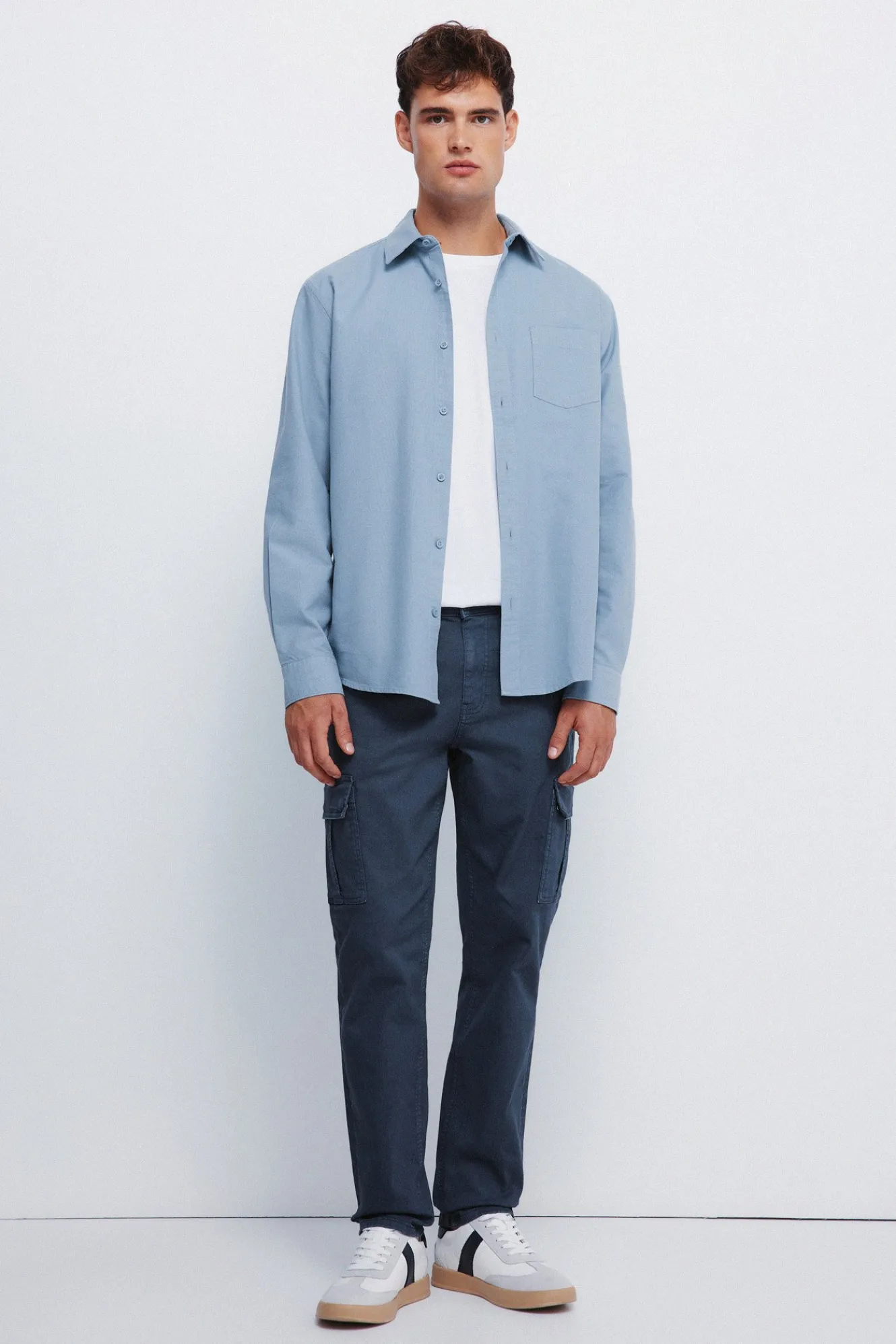 Springfield Camisa oxford color^Hombre Camisas