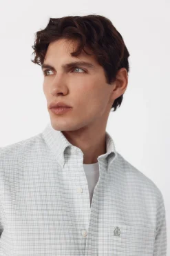Cortefiel Camisa oxford cuadros^Hombre Camisas