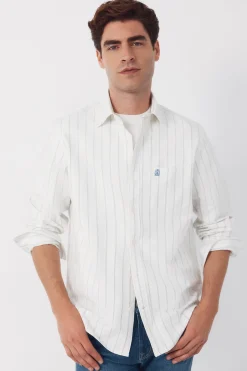 Cortefiel Camisa oxford rayas^Hombre Camisas