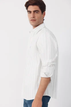 Cortefiel Camisa oxford rayas^Hombre Camisas