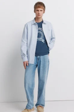 Springfield Camisa oxford rayas wrinkle free^Hombre Camisas