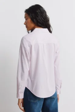 Springfield Camisa plisada manga larga^Mujer Camisas Y Blusas