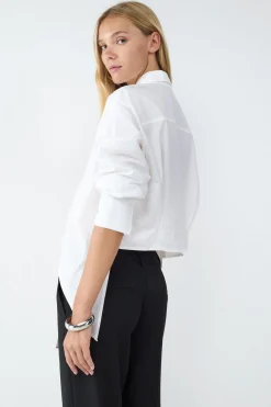 Balmohk Camisa popel&iacute;n asim&eacute;trica^Mujer Camisas Y Blusas