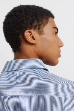 Springfield Camisa rayas bordado en bolsillo^Hombre Camisas