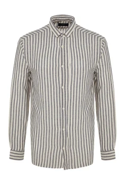 Trendyol Camisa rayas de manga larga^Hombre Camisas