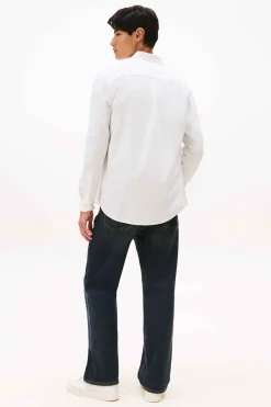 Tommy Jeans Camisa regular de popel&iacute;n^Hombre Camisas