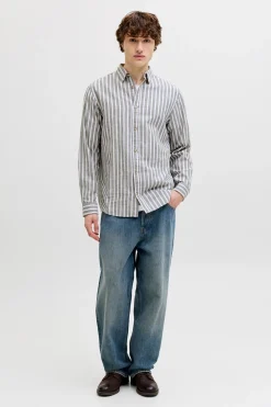 Jack & Jones Camisa regular fit lino^Hombre Camisas