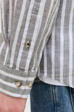 Jack & Jones Camisa regular fit lino^Hombre Camisas