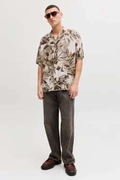 Jack & Jones Camisa relaxed fit viscosa^Hombre Camisas