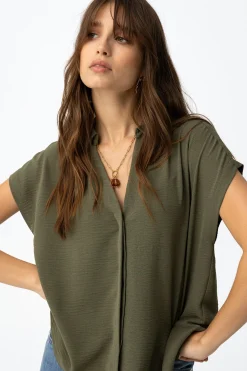 Tiffosi Camisa relaxed minimalista^Mujer Camisas Y Blusas