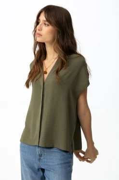 Tiffosi Camisa relaxed minimalista^Mujer Camisas Y Blusas