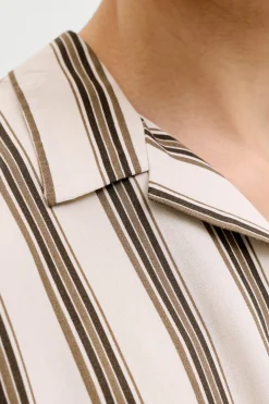 Jack & Jones Camisa relaxed viscosa rayas^Hombre Camisas