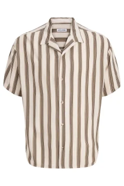 Jack & Jones Camisa relaxed viscosa rayas^Hombre Camisas