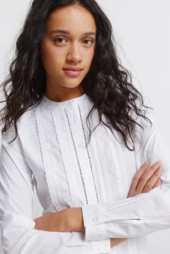 Springfield Camisa rom&aacute;ntica lace^Mujer Camisas Y Blusas