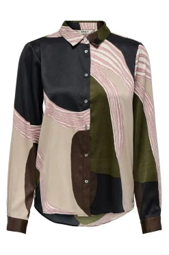 Only Camisa satinada^Mujer Camisas Y Blusas