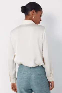 Cortefiel Camisa satinada^Mujer Camisas Y Blusas