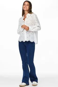 Pieces Camisa troquelada^Mujer Camisas Y Blusas