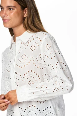 Pieces Camisa troquelada^Mujer Camisas Y Blusas