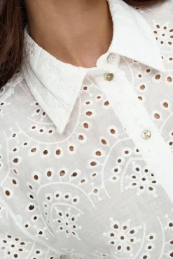 Only Camisa troquelada manga larga^Mujer Camisas Y Blusas