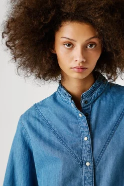 Pepe Jeans Camisa vaquera manga larga^Mujer Camisas Y Blusas