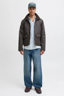 Jack & Jones Camisa vaquera manga larga sarga^Hombre Camisas