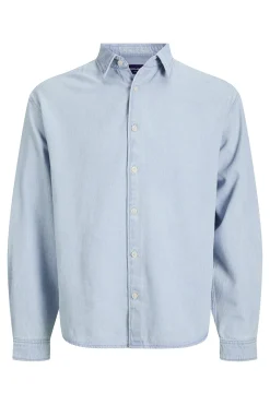 Jack & Jones Camisa vaquera manga larga sarga^Hombre Camisas