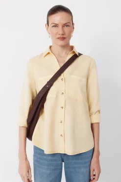Cortefiel Camisa Vaquera Tencel^Mujer Camisas Y Blusas