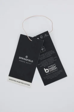 Springfield Camisa vestir estructura bicolor^Hombre Camisas