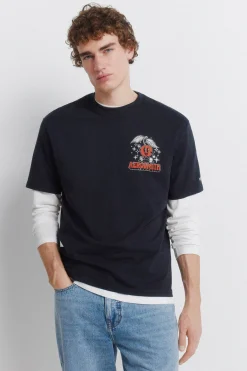 Springfield Camiseta Aerosmith^Hombre Camisetas