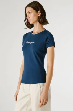 Pepe Jeans Camiseta ajustada logo^Mujer Camisetas
