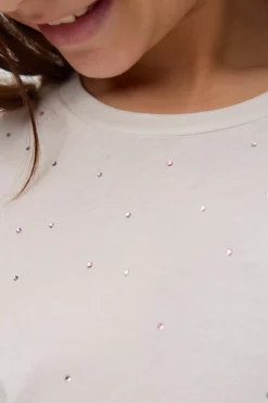 Vero Moda Girl Camiseta algod&oacute;n brillantes^Niños Camisetas