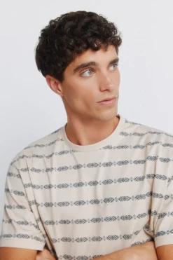 Springfield Camiseta Aop &eacute;tnica^Hombre Camisetas