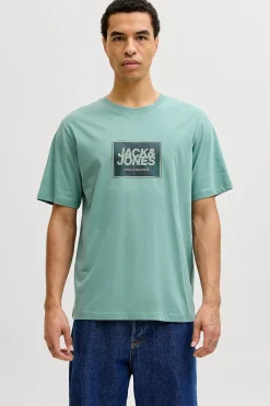 Jack & Jones Camiseta b&aacute;sica con logo^Hombre Camisetas