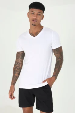 Brave Soul Camiseta básica de manga corta^Hombre Camisetas