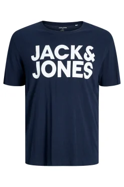 Jack & Jones PLUS Camiseta b&aacute;sica logo^Hombre Camisetas