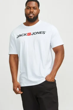 Jack & Jones PLUS Camiseta b&aacute;sica logo^Hombre Camisetas
