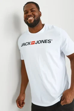 Jack & Jones PLUS Camiseta b&aacute;sica logo^Hombre Camisetas