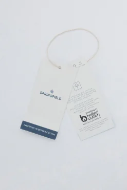 Springfield Camiseta b&aacute;sica manga larga acabado suave^Hombre Camisetas