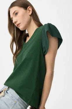 Tiffosi Camiseta casual manga corta^Mujer Camisetas