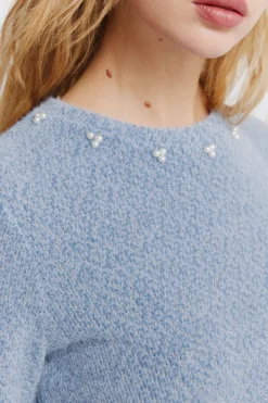 Springfield Camiseta chenilla cuello fantas&iacute;a^Mujer Camisetas