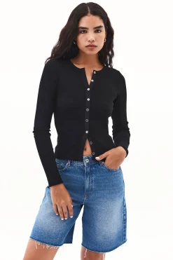 Oxxo Camiseta con botones^Mujer Basic Bar