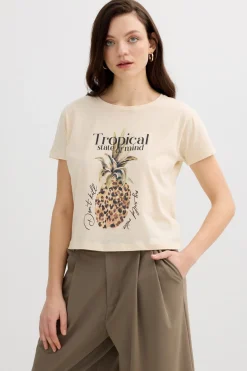 Inside Camiseta con estampado^Mujer Camisetas