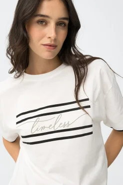 Tiffosi Camiseta con rayas^Mujer Camisetas