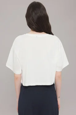 Trendyol Camiseta corta texto^Mujer Camisetas