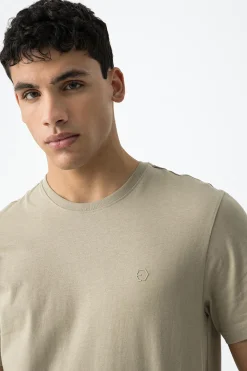 Tiffosi Camiseta de Algod&oacute;n con Relieve^Hombre Camisetas